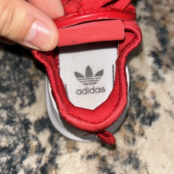 Red adidas shoes for babies/toddlers - Picture 5 of 10